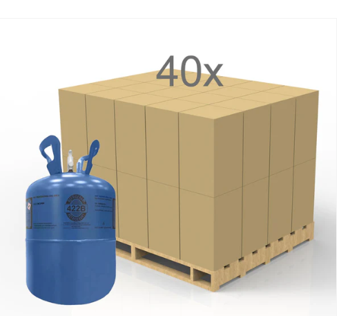 NU-22B R-422B Virgin Refrigerant – 25 lb Premium Grade Cylinder
