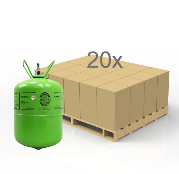 R-407A Virgin Refrigerant – 25 lb Premium Grade Cylinder