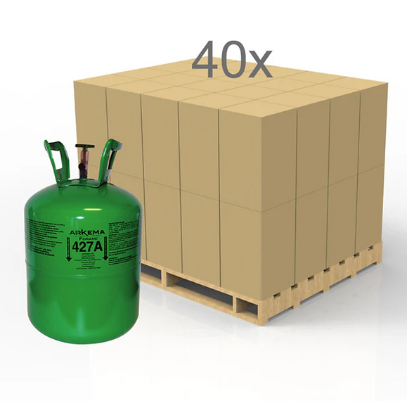 R-427A Virgin Refrigerant – 25 lb Premium Grade Cylinder