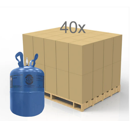 NU-22B R-422B Virgin Refrigerant – 25 lb Premium Grade Cylinder