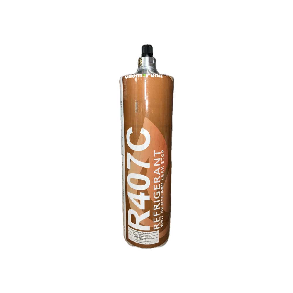 R-407C Premium Grade Refrigerant Recharge Kit – 27.9 oz with Leak-Stop & UV Dye